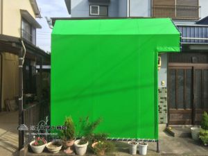 Case 7　自転車の日よけ雨よけに！