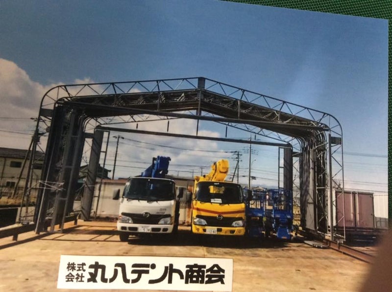 産業Case12　　産業施設内通路テント