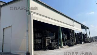 テント倉庫の生地張り替え