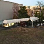 通路テント屋根