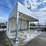 キャスター式テント