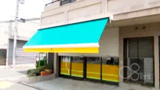 バイカラーのオーニングを施工