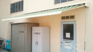 オーニングを事務所勝手口に施工｜雨よけ｜東京都板橋区