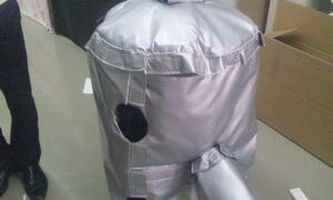 防炎素材の特注機械カバーを製作