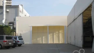 テント倉庫を樹脂製品工場に施工｜愛知県北名古屋市